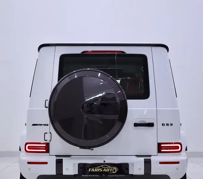 2026 Mercedes-Benz G-Class G 63 AMG 4.0L V8 Biturbo White Red SUV DOUBLE NIGHT PACKAGE