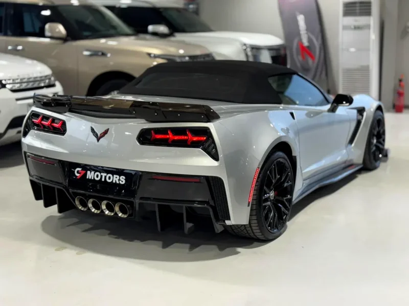 2015 Chevrolet Corvette Z06 1LZ 8 Cylinders Petrol Engine Grey Red Sports Car High Performance
