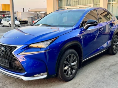 2016 Lexus NX-Series NX 200t F Sport Platinum 2.0L 4 Cylinders Engine Blue Red SUV GCC