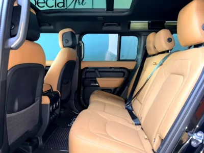 2025 Land Rover Defender 110 HSE P400 6 Cylinders Petrol Engine Black Tan SUV GCC Specs