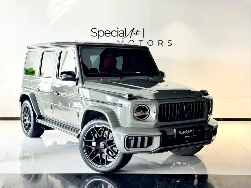 2025 Mercedes-Benz G-Class G 63 AMG 4.0L V8 Biturbo Engine Grey Red SUV European Specs