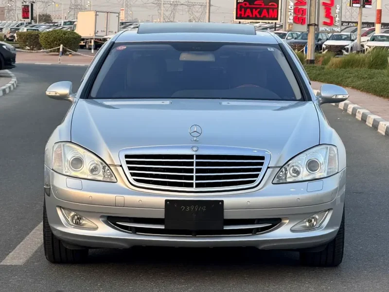 2008 Mercedes-Benz S-Class S 500 8 Cylinders Petrol Engine Silver Black Sedan Japanese Specs