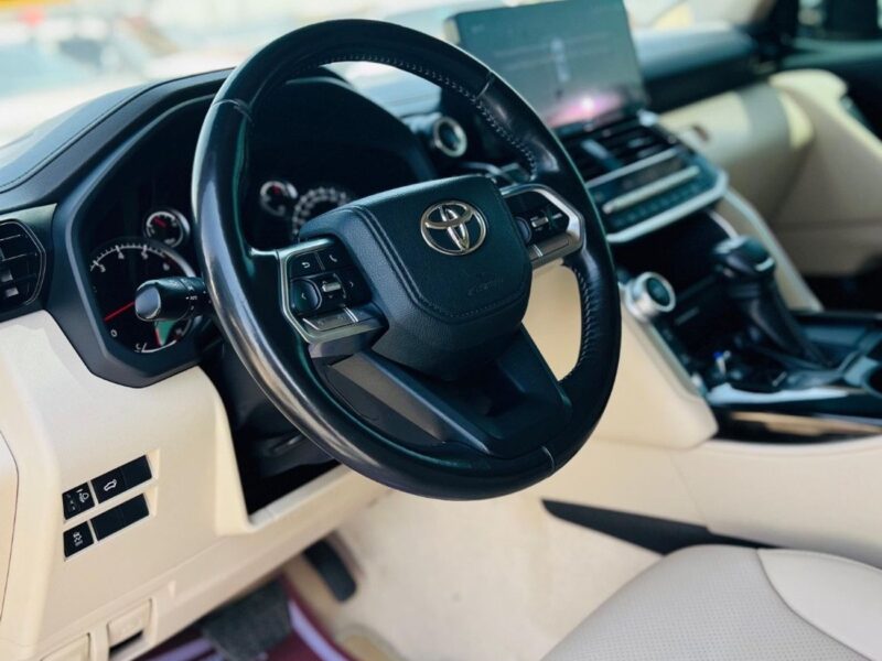 2023 Toyota Land Cruiser GXR 3.5 Litres 6 Cylinder Petrol Engine Black Beige GCC Specs