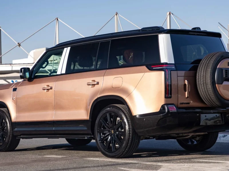 2026 ROX Adamas EREV 1.5L Turbocharged Range Extender 4 Cylinders Gold Orange SUV