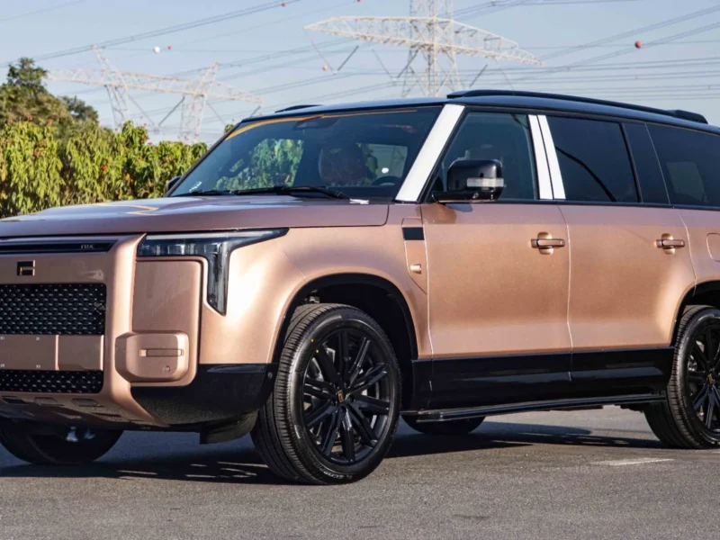 2026 ROX Adamas EREV 1.5L Turbocharged Range Extender 4 Cylinders Gold Orange SUV