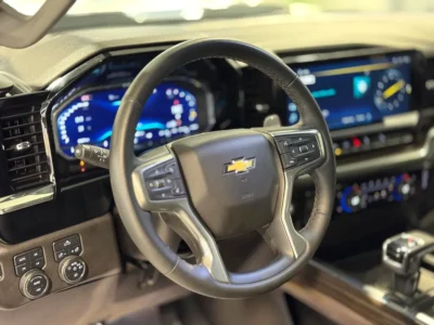 2024 Chevrolet Silverado 1500 RST 8 Cylinders Petrol Engine White Black Pickup Truck