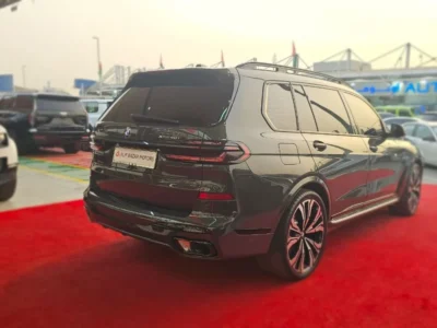 2024 BMW X7 xDrive40i M Sport 3.0 Litres 6 Cylinders Petrol Engine Grey Tan SUV GCC Specs