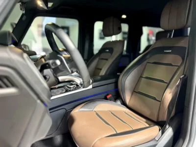 2021 Mercedes-Benz G-Class G 63 AMG 4.0L V8 Biturbo Engine White Brown SUV Full Option