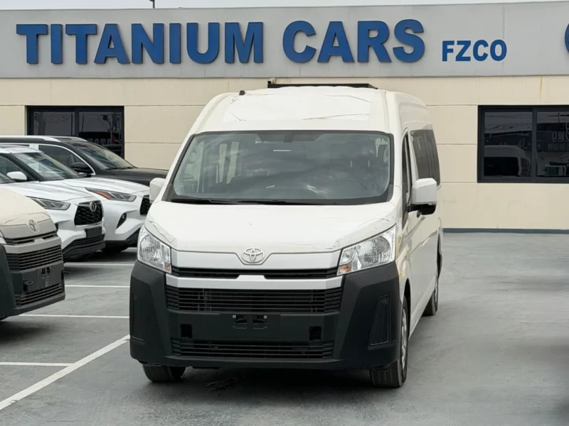 2025 Toyota Hiace GL 3.5 Litres 6 Cylinders Petrol Engine White Black Van GCC Specs Manual