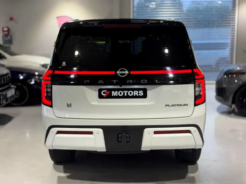 2025 Nissan Patrol LE Platinum 6 Cylinders Petrol Engine White Red SUV GCC Specs Full Option