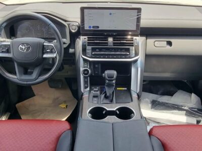 2026 Toyota Land Cruiser VXR 3.5 Litres Twin Turbo 6 Cylinders Petrol Engine White Red SUV Automatic