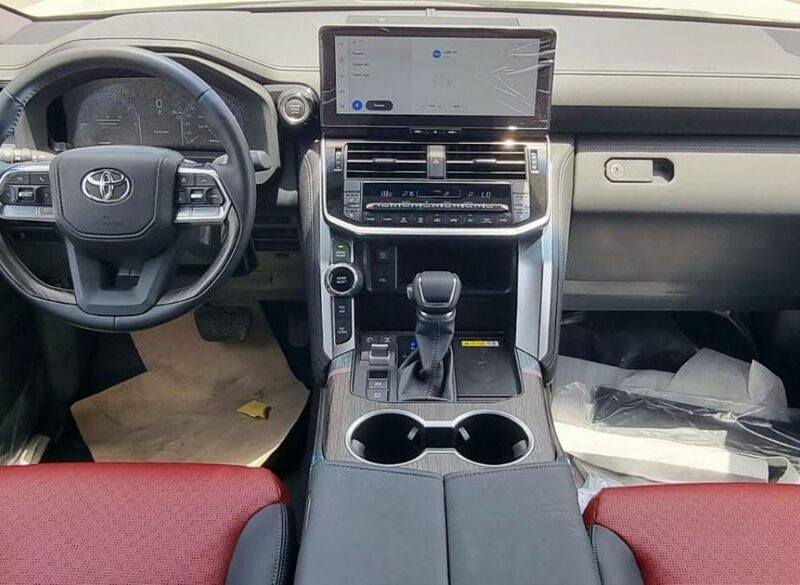 2026 Toyota Land Cruiser VXR 3.5 Litres Twin Turbo 6 Cylinders Petrol Engine White Red SUV Automatic