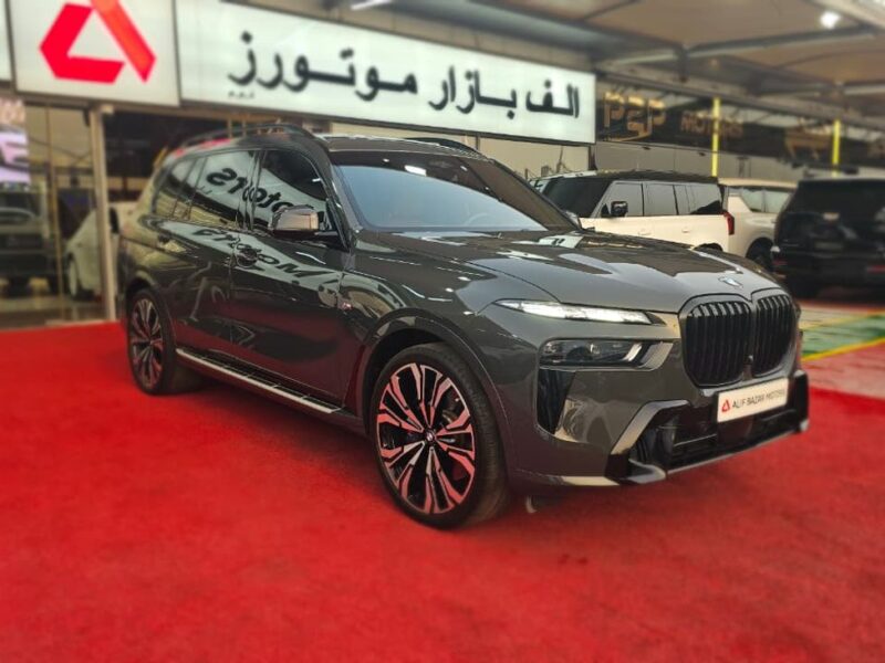 2024 BMW X7 xDrive40i M Sport 3.0 Litres 6 Cylinders Petrol Engine Grey Tan SUV GCC Specs