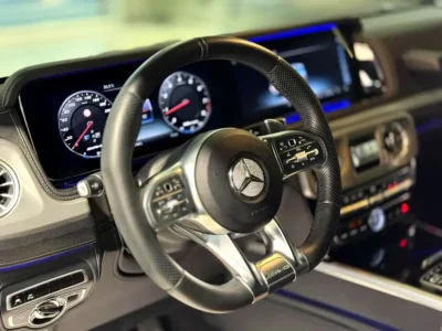 2021 Mercedes-Benz G-Class G 63 AMG 4.0L V8 Biturbo Engine White Brown SUV Full Option