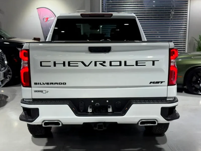 2024 Chevrolet Silverado 1500 RST 8 Cylinders Petrol Engine White Black Pickup Truck