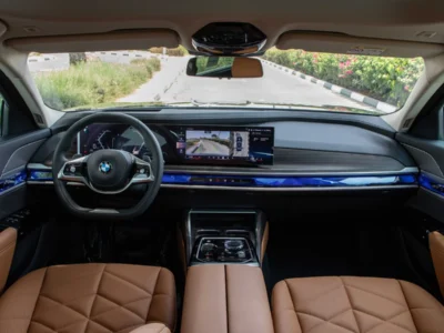 2026 BMW 735i 7 Series 3.0 Litres 6 Cylinders Petrol Engine Black Tan Sedan GCC Specs
