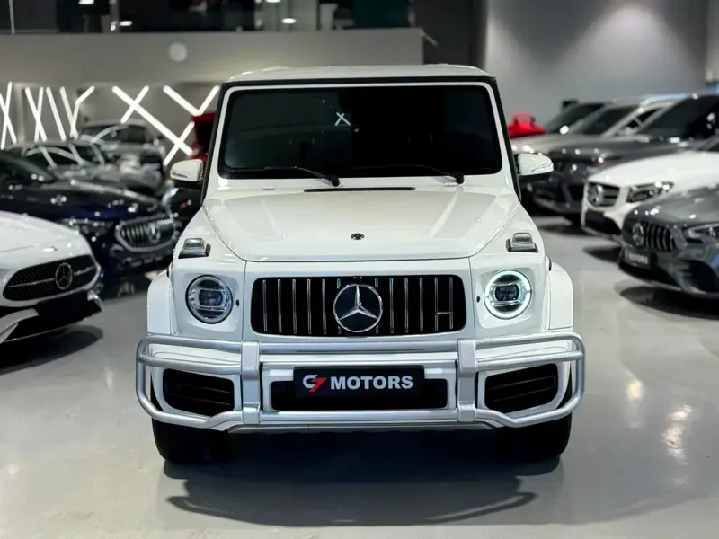 2021 Mercedes-Benz G-Class G 63 AMG 4.0L V8 Biturbo Engine White Brown SUV Full Option