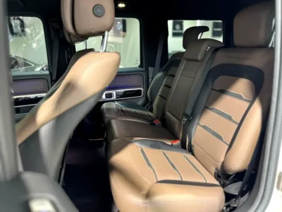 2021 Mercedes-Benz G-Class G 63 AMG 4.0L V8 Biturbo Engine White Brown SUV Full Option