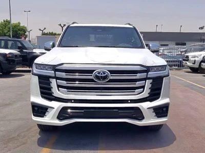 2026 Toyota Land Cruiser VXR 3.5 Litres Twin Turbo 6 Cylinders Petrol Engine White Red SUV Automatic