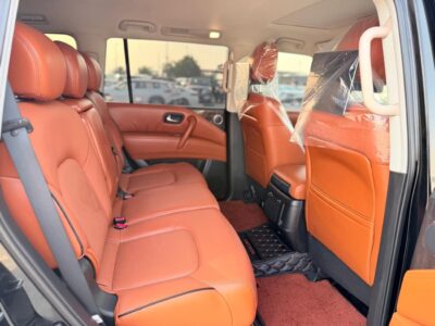 2024 Nissan Patrol LE PLATINUM CITY 5.6 Litres V8 Petrol Engine Black Brown SUV GCC Specs