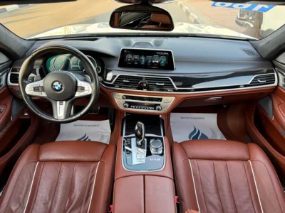 2017 BMW 7-Series 760Li xDrive 12 Cylinders petrol Engine White Brown Sedan Japanese Specs