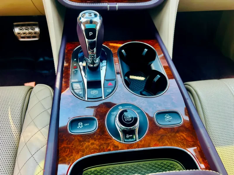 2018 Bentley Bentayga 6.0L W12 Twin-Turbo Petrol Engine Purple Beige SUV Japanese Specs
