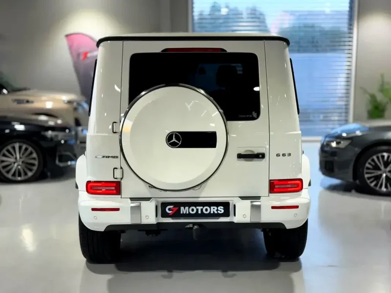 2021 Mercedes-Benz G-Class G 63 AMG 4.0L V8 Biturbo Engine White Brown SUV Full Option