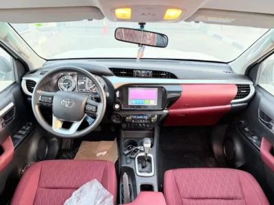 2026 Toyota Hilux GLX 2.7 Litres 4 Cylinders Petrol Engine White Red Pickup Truck GCC Specs