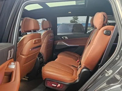 2024 BMW X7 xDrive40i M Sport 3.0 Litres 6 Cylinders Petrol Engine Grey Tan SUV GCC Specs