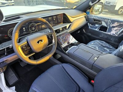 2026 Infiniti QX80 SENSORY CAPTAIN CHAIRS 3.5L V6 Turbo Petrol Engine Black SUV GCC