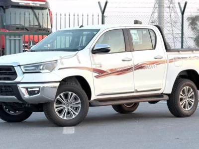 2026 Toyota Hilux GLX 2.7 Litres 4 Cylinders Petrol Engine White Red Pickup Truck GCC Specs