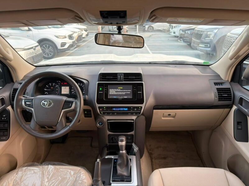 2023 Toyota Prado TX-L 4.0 Litres V6 Petrol Engine White Beige SUV GCC Specs Automatic
