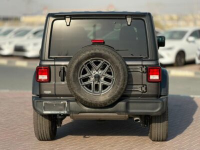 2024 Jeep Wrangler SPORT 2.0 Litres 4 Cylinders Petrol Engine Grey Black SUV American Specs