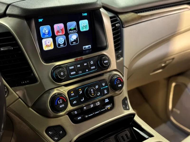 2019 GMC Yukon Denali 8 Cylinders Petrol Engine Black Beige SUV GCC Specs Full Option