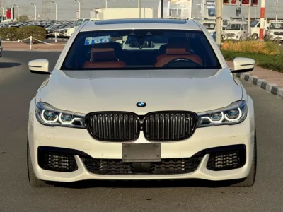 2017 BMW 7-Series 760Li xDrive 12 Cylinders petrol Engine White Brown Sedan Japanese Specs