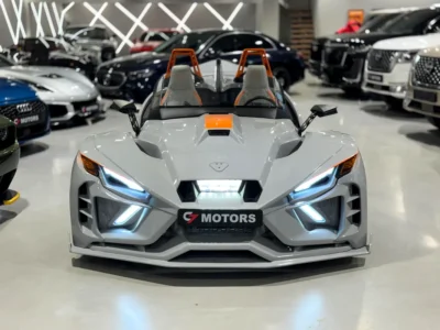 2022 Polaris Slingshot SLR 4 Cylinders Petrol Engine Grey White Autocycle US Specs