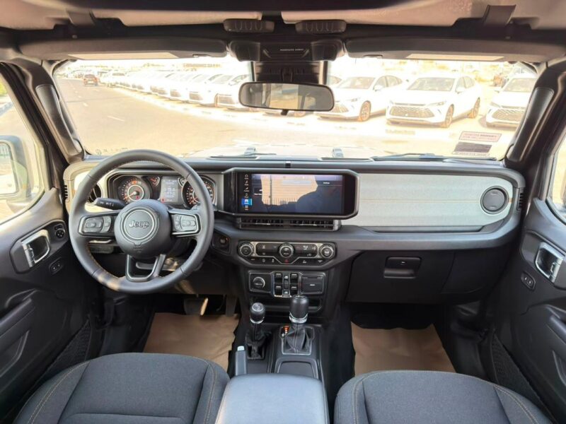 2024 Jeep Wrangler SPORT 2.0 Litres 4 Cylinders Petrol Engine Grey Black SUV American Specs