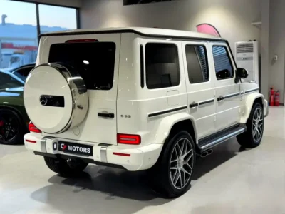 2021 Mercedes-Benz G-Class G 63 AMG 4.0L V8 Biturbo Engine White Brown SUV Full Option