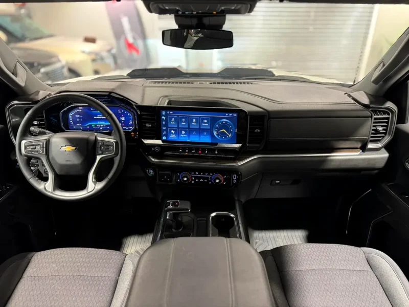 2024 Chevrolet Silverado 1500 RST 8 Cylinders Petrol Engine White Black Pickup Truck
