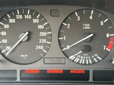 2000 BMW 5-Series 525i 6 Cylinders Petrol Engine Blue Black Sedan Japanese Specs Clean Title