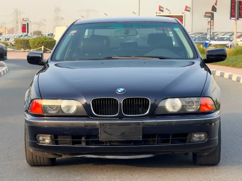2000 BMW 5-Series 525i 6 Cylinders Petrol Engine Blue Black Sedan Japanese Specs Clean Title