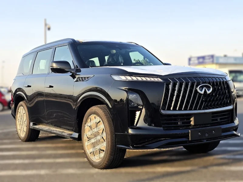 2026 Infiniti QX80 SENSORY CAPTAIN CHAIRS 3.5L V6 Turbo Petrol Engine Black SUV GCC