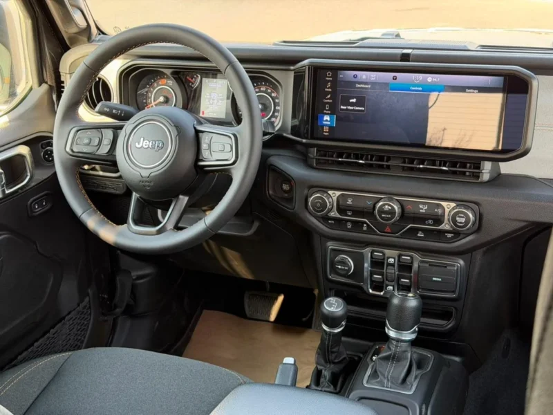 2024 Jeep Wrangler SPORT 2.0 Litres 4 Cylinders Petrol Engine Grey Black SUV American Specs