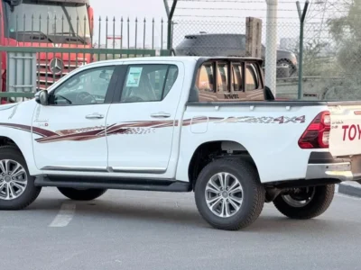 2026 Toyota Hilux GLX 2.7 Litres 4 Cylinders Petrol Engine White Red Pickup Truck GCC Specs
