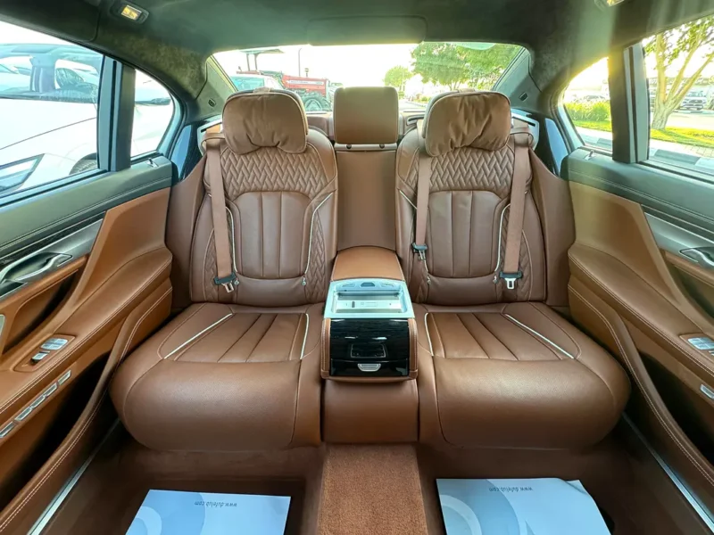 2017 BMW 7-Series 760Li xDrive 12 Cylinders petrol Engine White Brown Sedan Japanese Specs