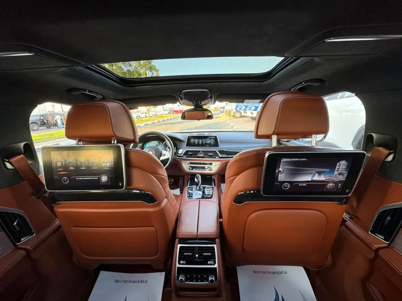 2017 BMW 7-Series 760Li xDrive 12 Cylinders petrol Engine White Brown Sedan Japanese Specs