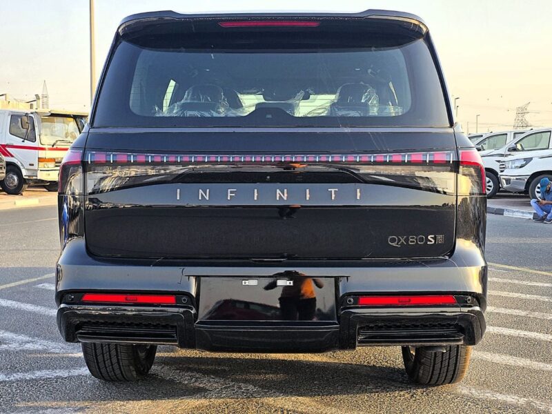 2026 Infiniti QX80 SENSORY CAPTAIN CHAIRS 3.5L V6 Turbo Petrol Engine Black SUV GCC