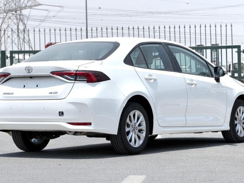 2025 Toyota Corolla XLI 1.6 Litres 4 Cylinders petrol Engine White Grey Sedan Chinese Specs