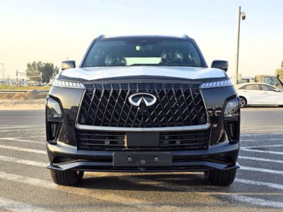 2026 Infiniti QX80 SENSORY CAPTAIN CHAIRS 3.5L V6 Turbo Petrol Engine Black SUV GCC