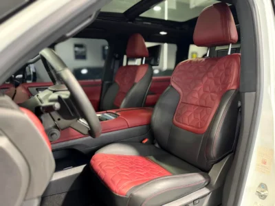 2025 Nissan Patrol LE Platinum 6 Cylinders Petrol Engine White Red SUV GCC Specs Full Option